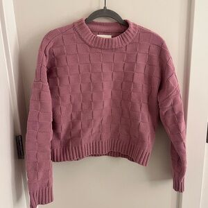 Abercrombie & Fitch Mauve Crew Neck Sweater